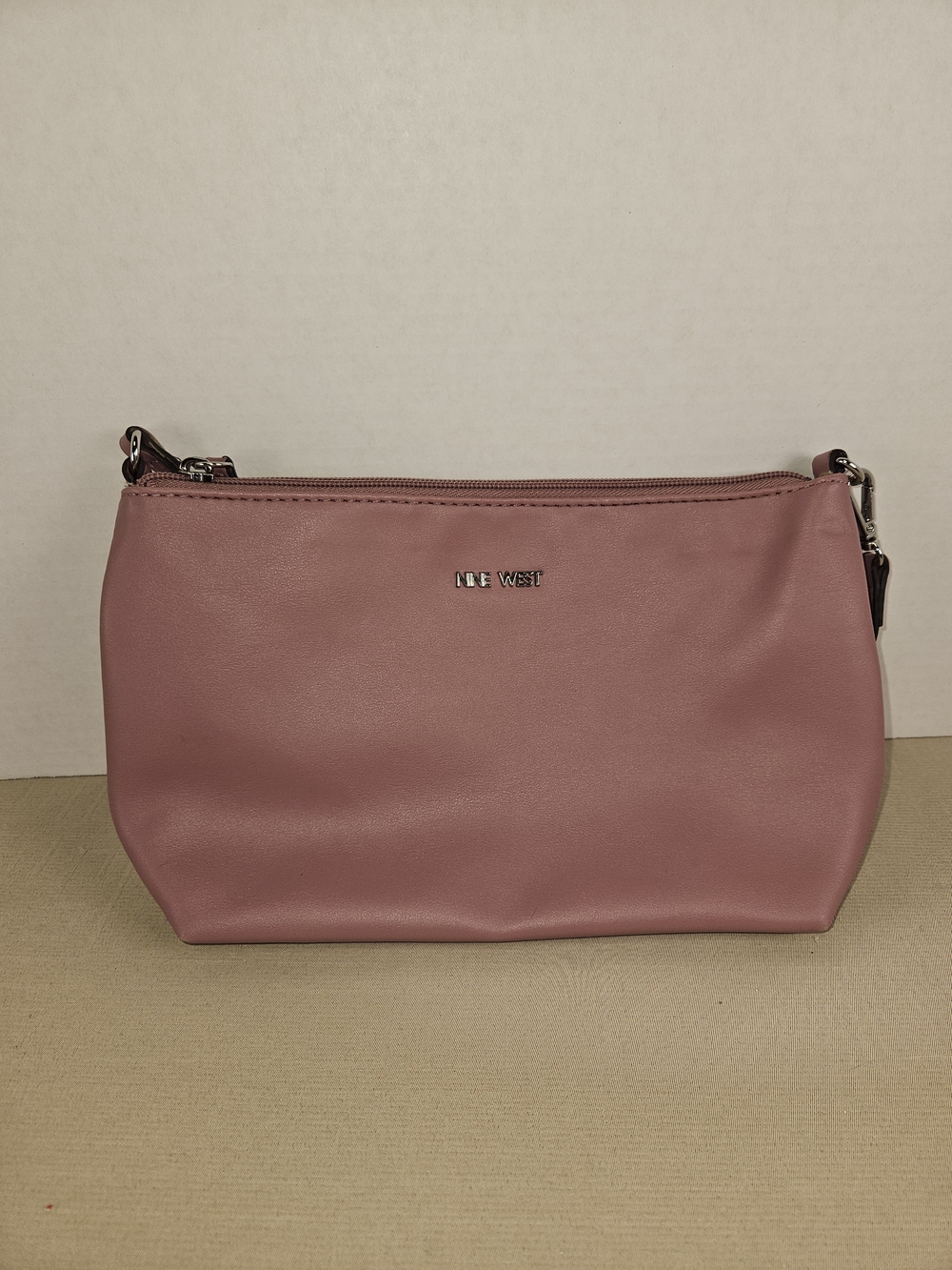 Nine West Pink Leather Crossbody Bag